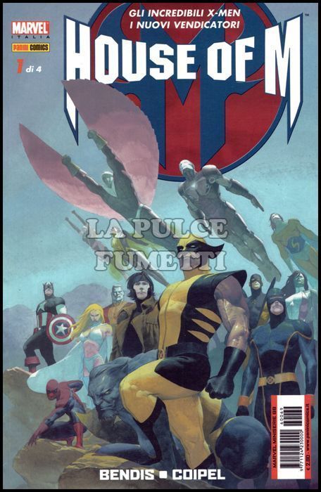 HOUSE OF M  1/4 + 7 SPIN OFF -  COMPLETA